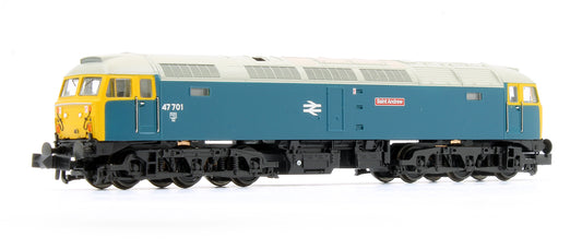 Pre-Owned Class 47 701 'Saint Andrew' BR Blue Diesel Locomotive - DCC Fitted