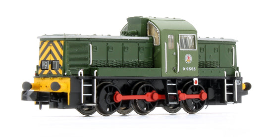 Pre-Owned Class 14 D9555 BR Green With Wasp Stripes Diesel Locomotive