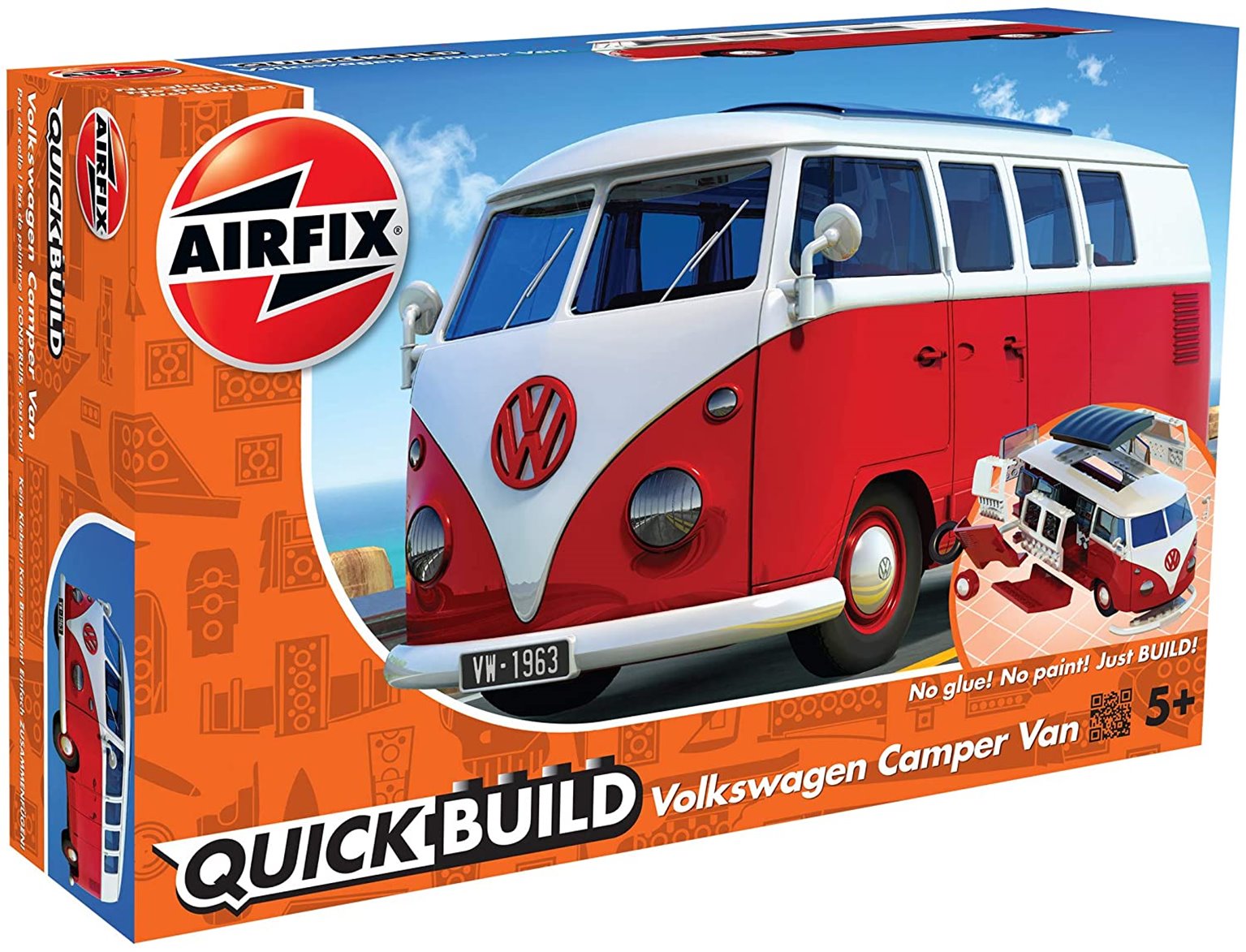 Airfix Quickbuild Model Kit - Volkswagen Camper Van 