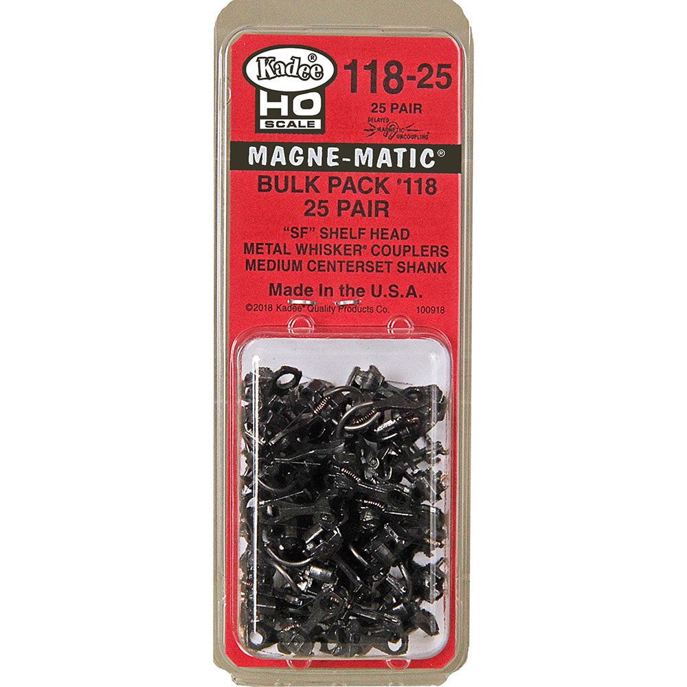 No.118 SF Whisker Bulk Pack Magne-Matic Couplers (25pr)