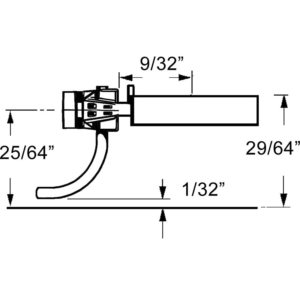 Kadee 158 - Metal Whisker Magne-Matic Coupling Medium (9/32'') Centreset