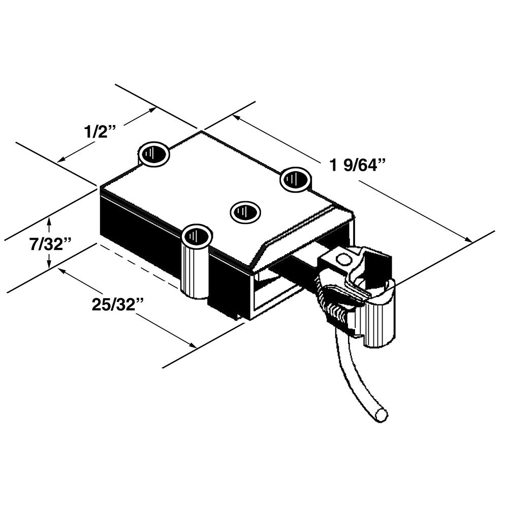 Standard Medium Centreset Shank Plastic Coupler (1pr)