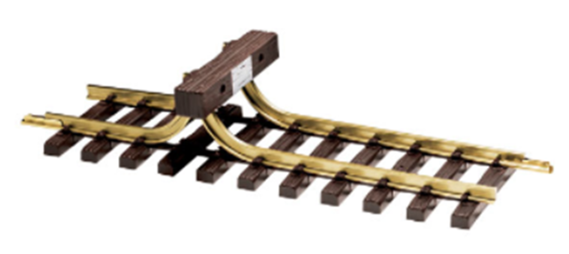Track Buffers LGB L10320 Bent Rail Track Buffer – Rails