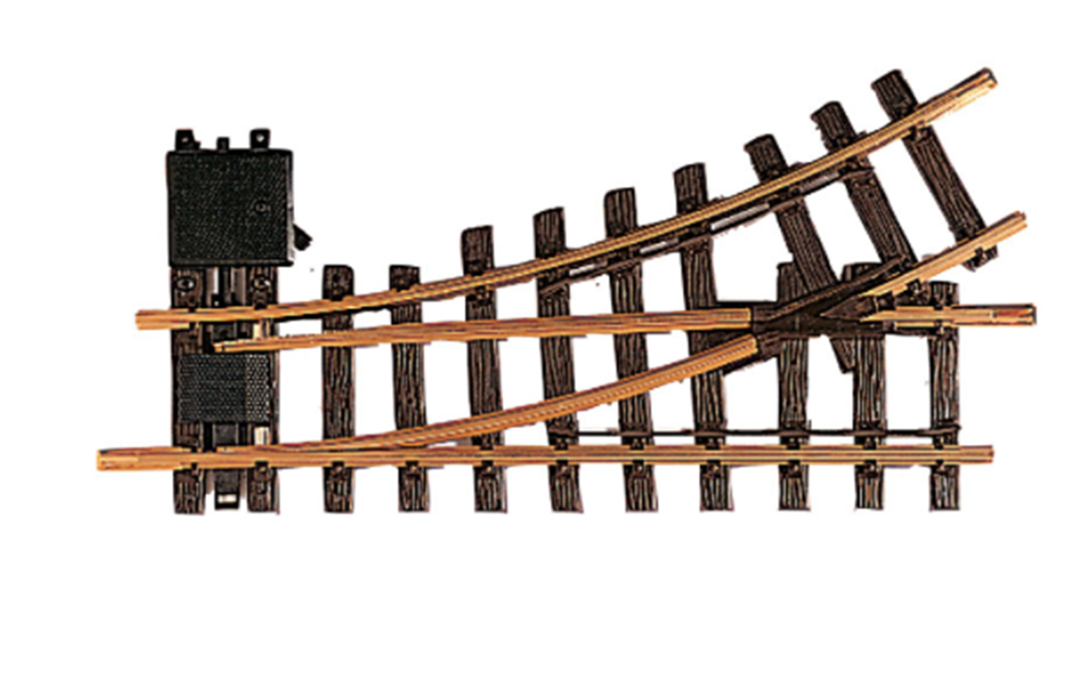 LGB L12100 R1 Left Hand Manual Switch/Point – Rails
