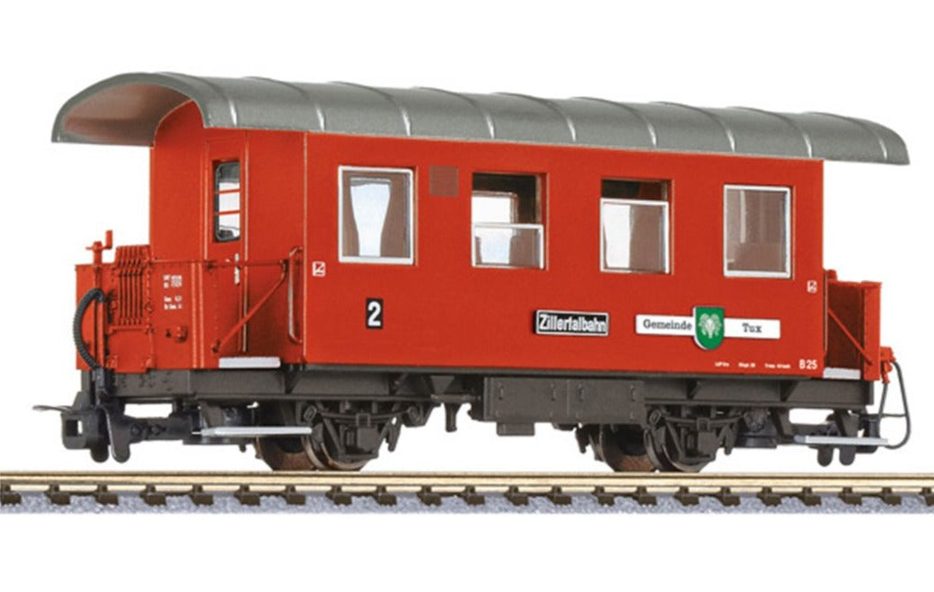 2-axle coach, B 25, WC wagon, "Gemeinde Tux", Zillertalbahn, Ep.VI