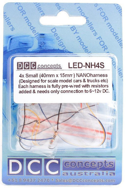 NANOLight Small 4 LED Harness (Pack of 4)