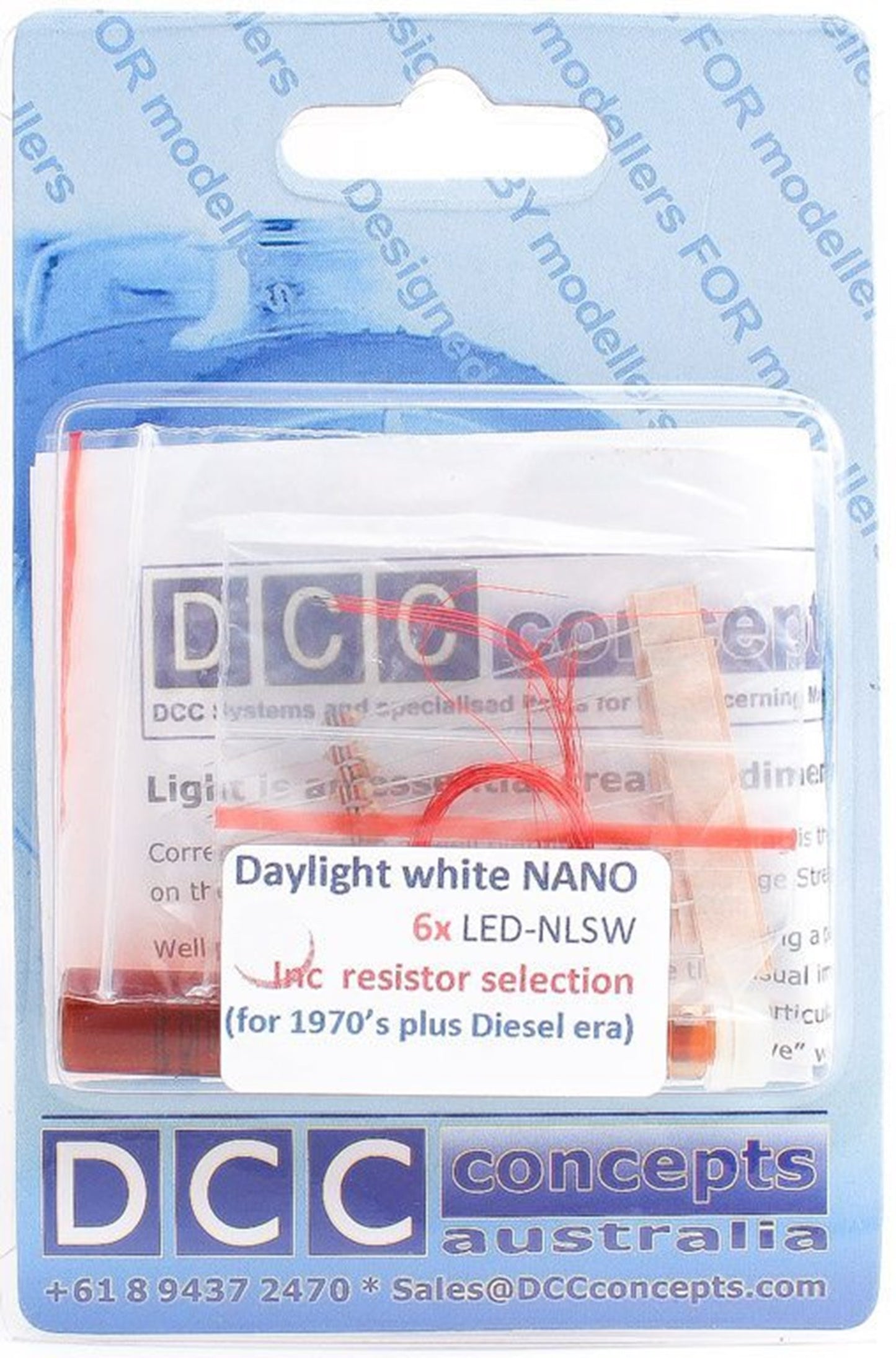 NANOlight (w/resistors) 6x (1-Colour) Daylight White