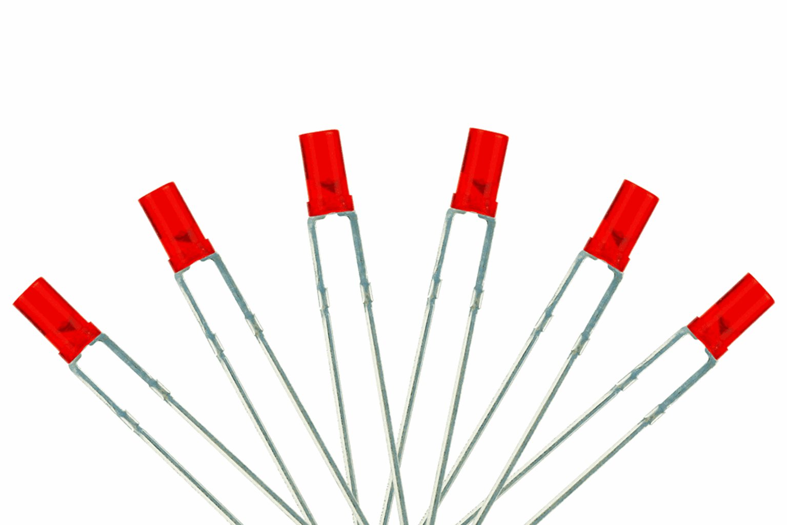 Flat Front Type  6x 3mm (w/Resistors)  Signal Red