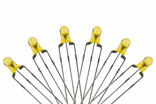 T1 Type Dual Colour  6x 3mm (w/resistors)  Prototype White/Red