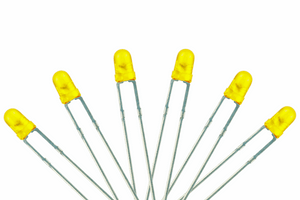 T1 Type  6x 3mm (w/Resistors)  Yellow