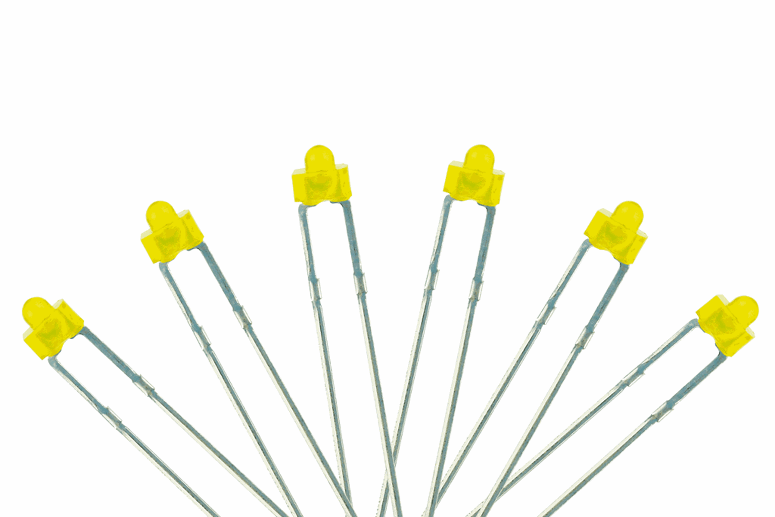 Panel Dot Type  6x 1.8mm (w/resistors)  Yellow