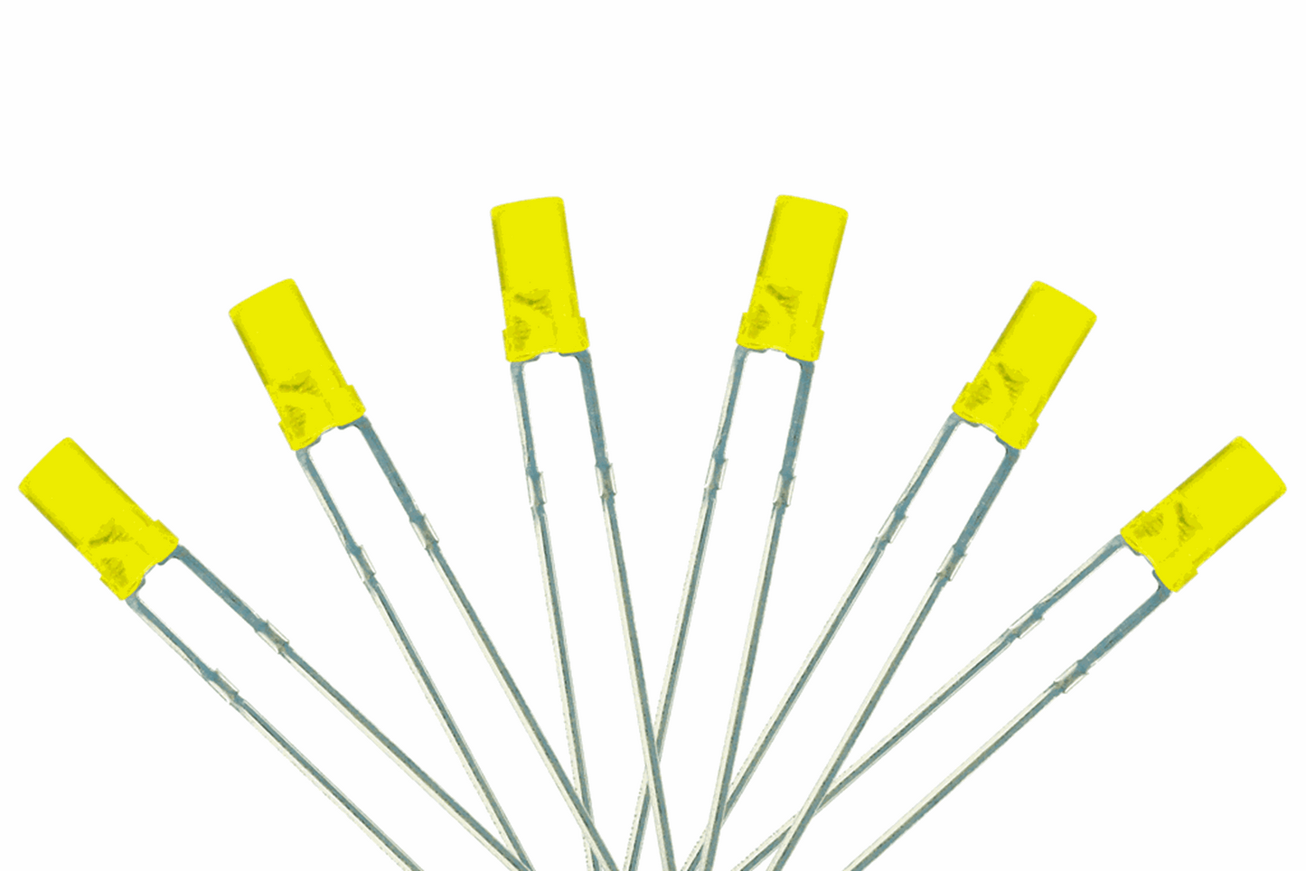 Flat Front Type  6x 3mm (w/Resistors)  Signal Yellow