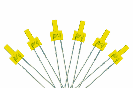 Tower Type  6x 2mm (w/resistors)  Yellow