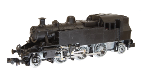 Ivatt 2-6-2T 41319 BR Late Crest Lined Black - DCC Fitted