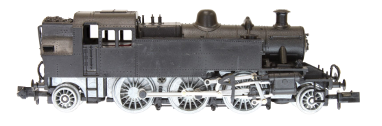 Ivatt 2-6-2T 41319 BR Late Crest Lined Black - DCC Fitted