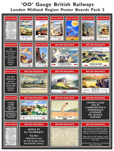 British Railways London Midland Region Poster Boards Pack 2