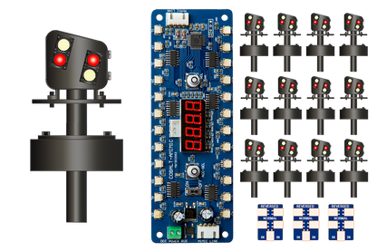 Alpha Mimic 12x 4 LED UK Modern Ground Signal