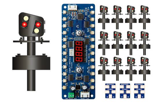 Alpha Mimic 12x 4 LED UK Modern Ground Signal