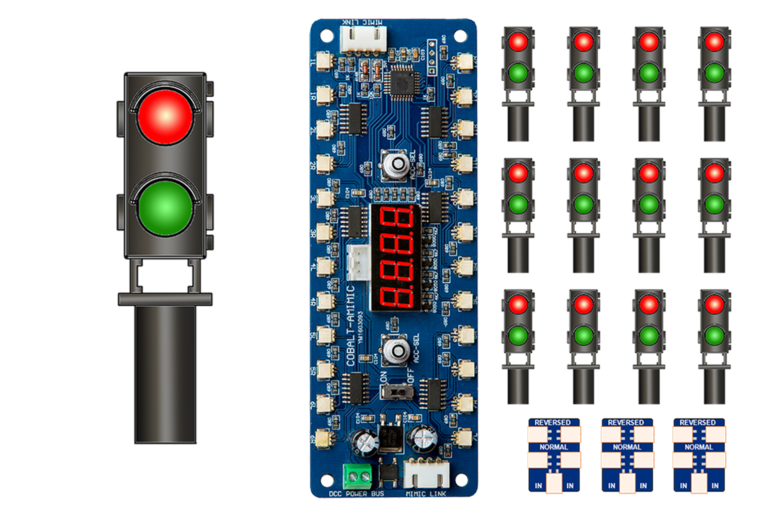 Alpha Mimic 12x Red/Green Ground Signal