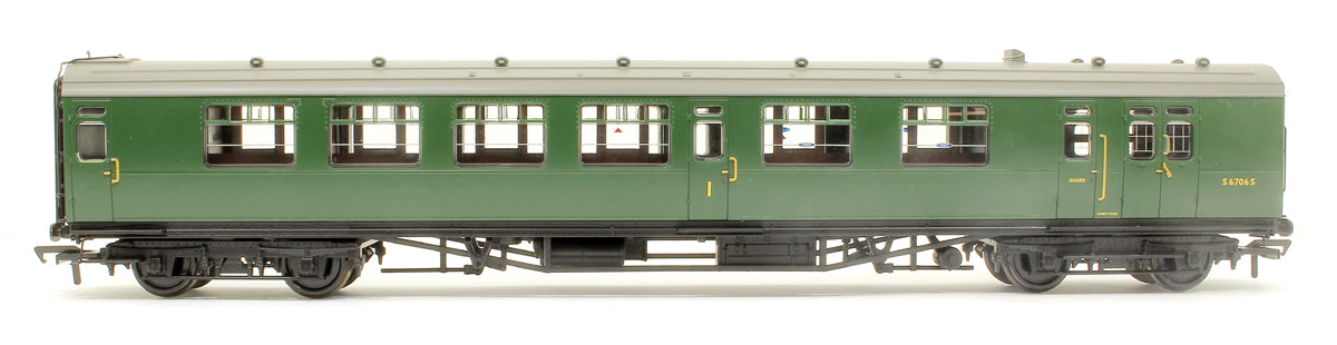 Pre-Owned 34-800 SR Bulleid Brake Composite 10'' Vents BR (SR) Green No.S6706S