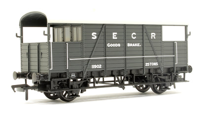 SE&CR 25T 'Dance Hall' Brake Van SE&CR Grey No.11902