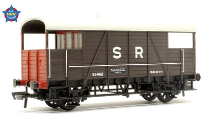 SE&CR 25T 'Dance Hall' Brake Van SR Brown No.55462