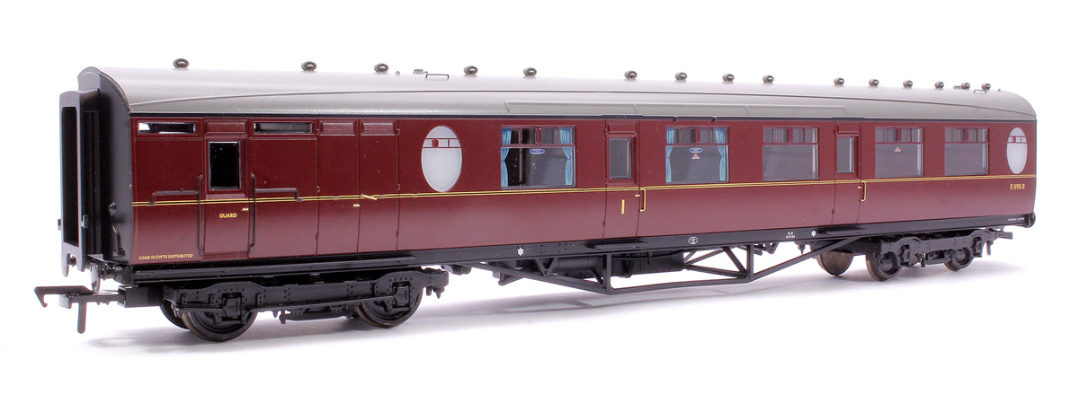 LNER Thompson Brake Composite Corridor BR Maroon No. E1193E