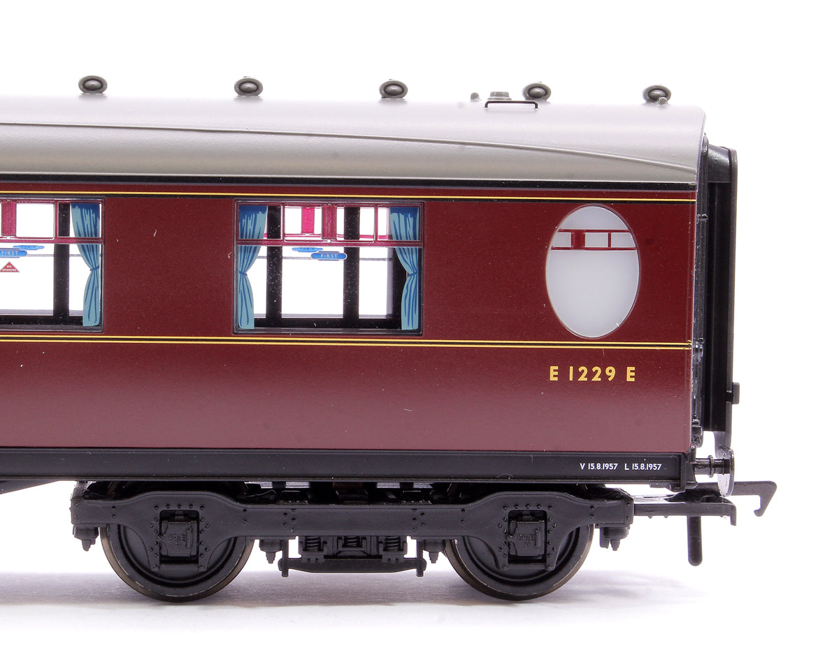 LNER Thompson Composite Corridor BR Maroon No. E1229E