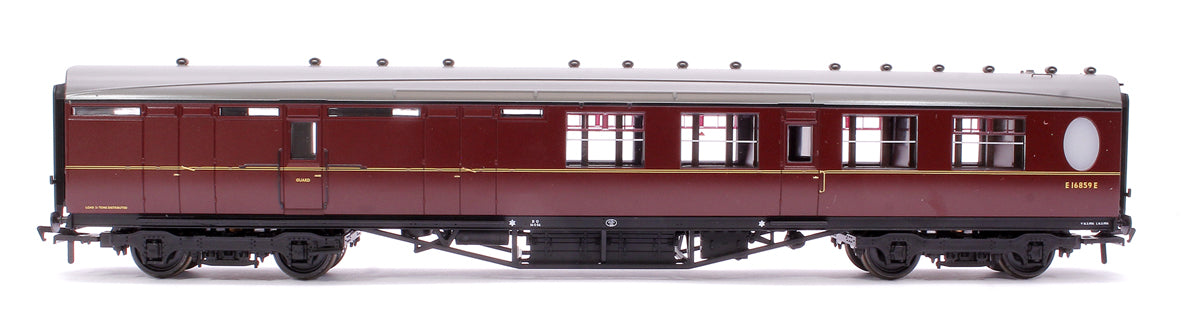 LNER Thompson Brake Second Corridor BR Maroon No. E16859E