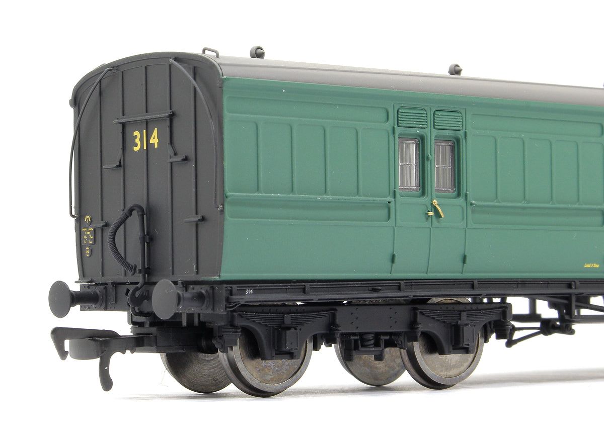 LSWR Cross Country 3-Coach Pack BR (SR) Green No. 314