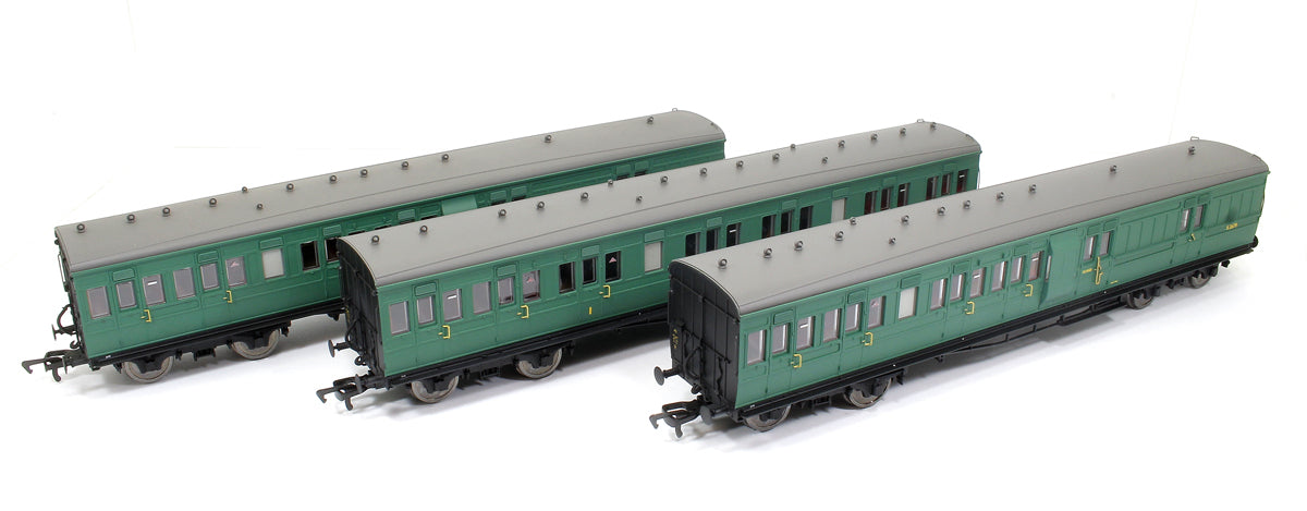 LSWR Cross Country 3-Coach Pack BR (SR) Green No. 314