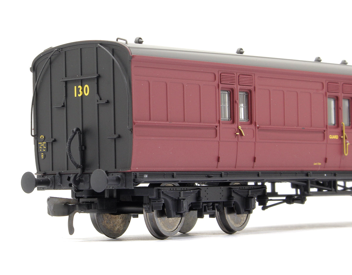 LSWR Cross Country 3-Coach Pack BR Crimson No. 130