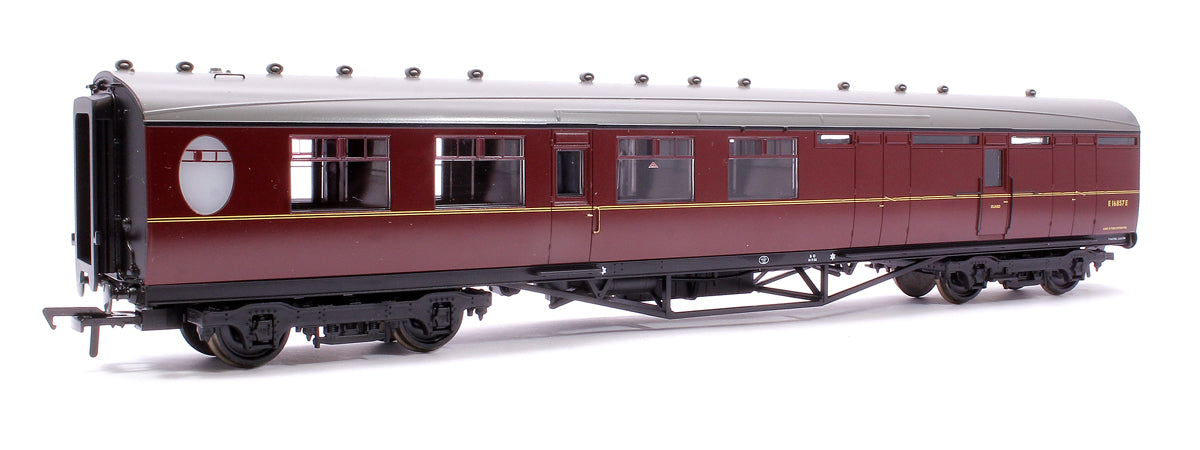 LNER Thompson Brake Second Corridor BR Maroon No. E16857E