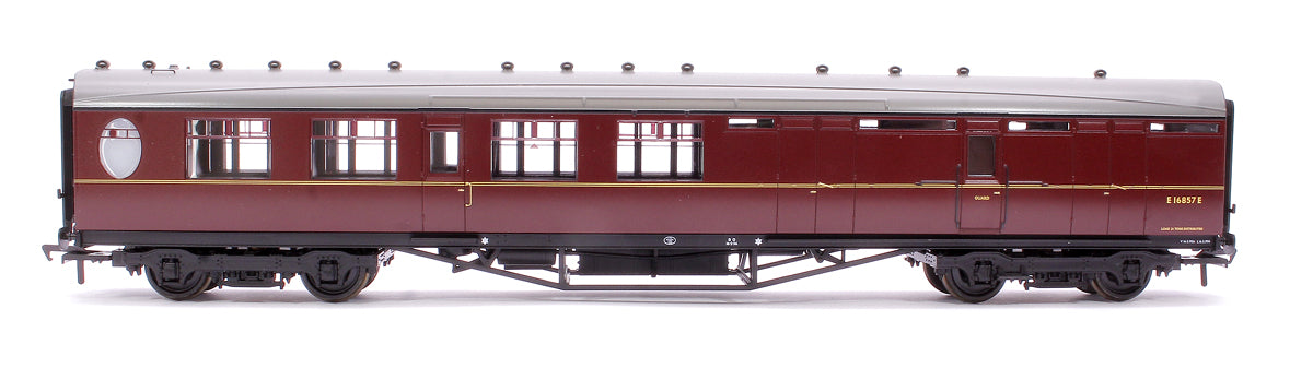 LNER Thompson Brake Second Corridor BR Maroon No. E16857E