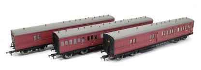 LSWR Cross Country 3-Coach Pack BR Crimson No. 130