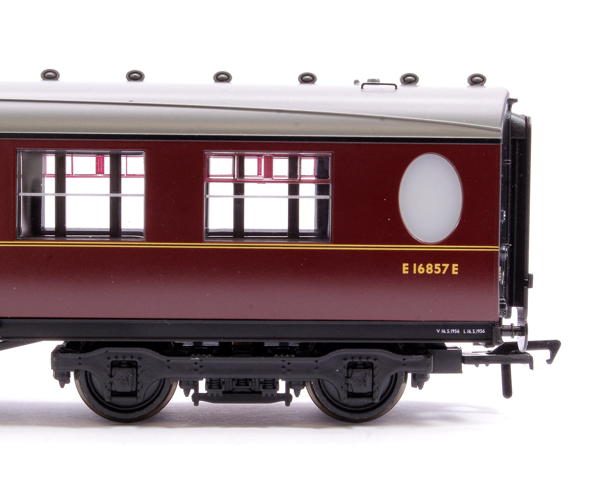 LNER Thompson Brake Second Corridor BR Maroon No. E16857E