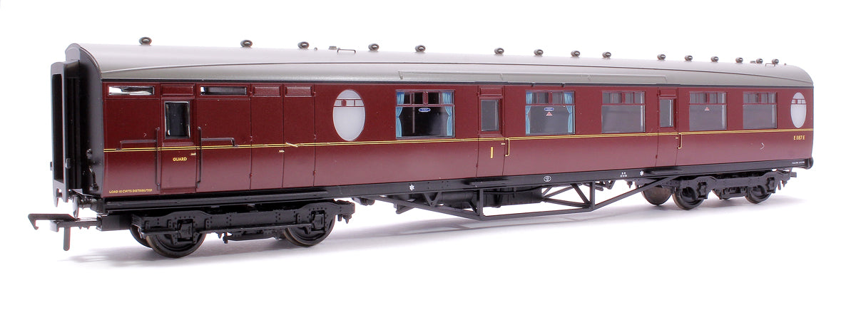 LNER Thompson Brake Composite Corridor BR Maroon No. E1187E