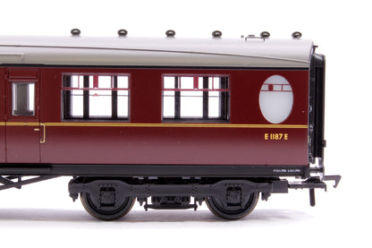 LNER Thompson Brake Composite Corridor BR Maroon No. E1187E