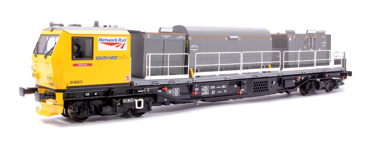 Windhoff MPV 2-Car Set Network Rail Yellow Nos. DR98923 and DR98973