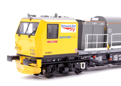 Windhoff MPV 2-Car Set Network Rail Yellow Nos. DR98923 and DR989 - DCC Sound