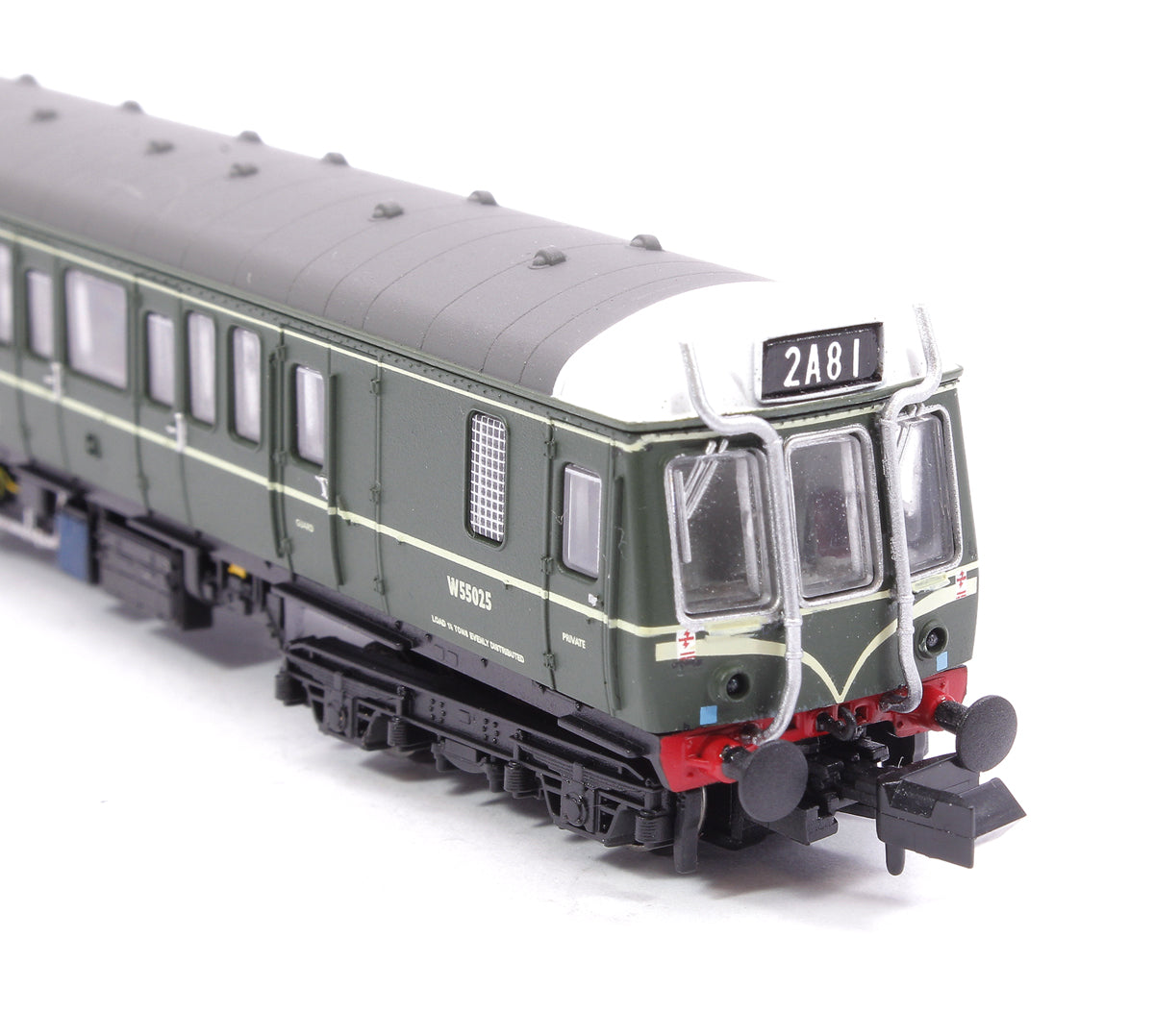 Class 121 W55025 BR Green Speed Whiskers Diesel Locomotive