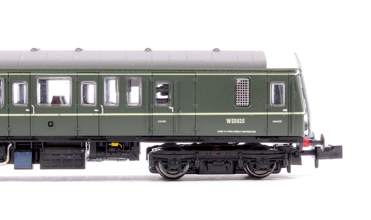 Class 121 W55025 BR Green Speed Whiskers Diesel Locomotive