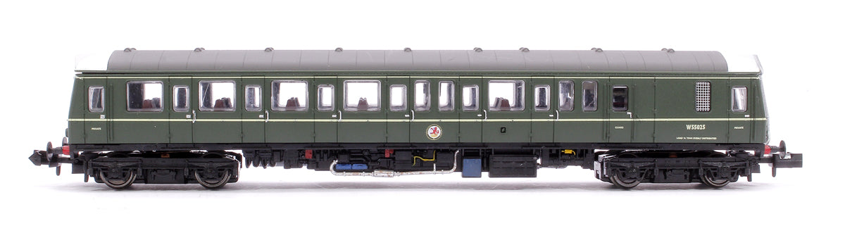 Class 121 W55025 BR Green Speed Whiskers Diesel Locomotive