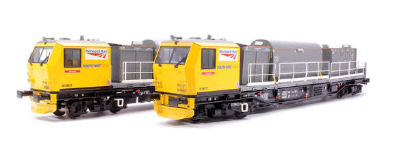Windhoff MPV 2-Car Set Network Rail Yellow Nos. DR98923 and DR98973