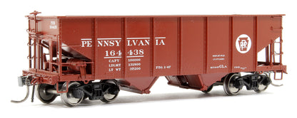 Single HO GLa 2-Bay Hopper: PRR Circle Keystone No.164438