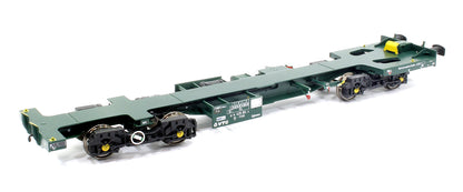 Ecofret FWA Container Flat Twin Set - VTG green (as used by Freightliner)