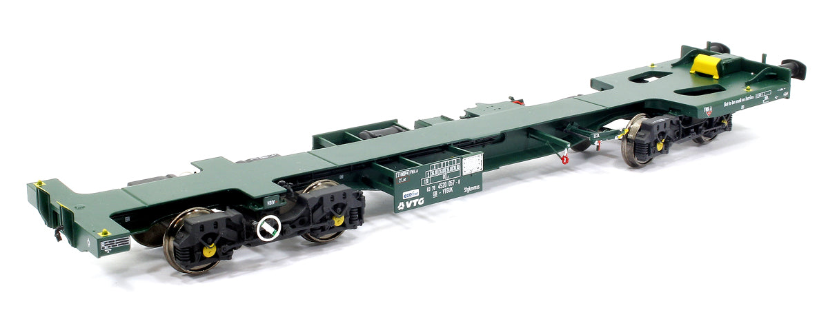 Ecofret FWA Container Flat Twin Set - VTG green (as used by Freightliner)