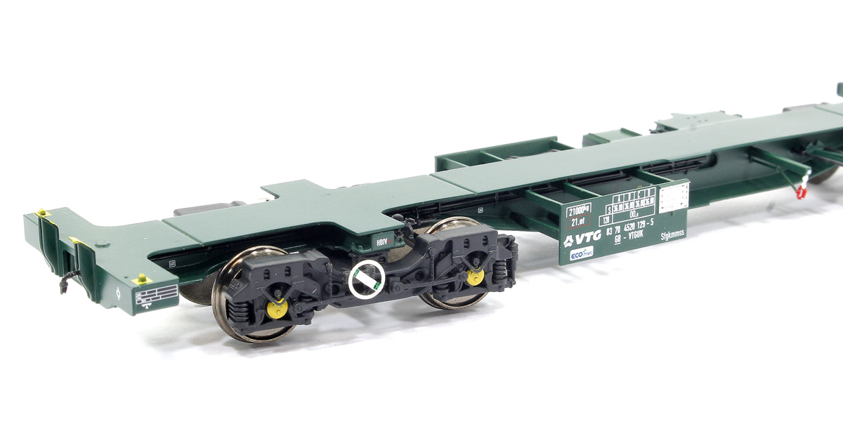 Ecofret FWA Container Flat Twin Set - VTG green (as used by Freightliner)