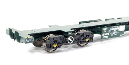 Ecofret FWA Container Flat Twin Set - VTG green (as used by Freightliner)