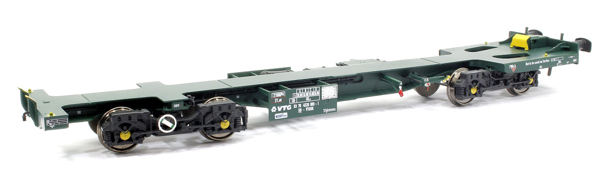 Ecofret FWA Container Flat Twin Set - VTG green (as used by Freightliner)